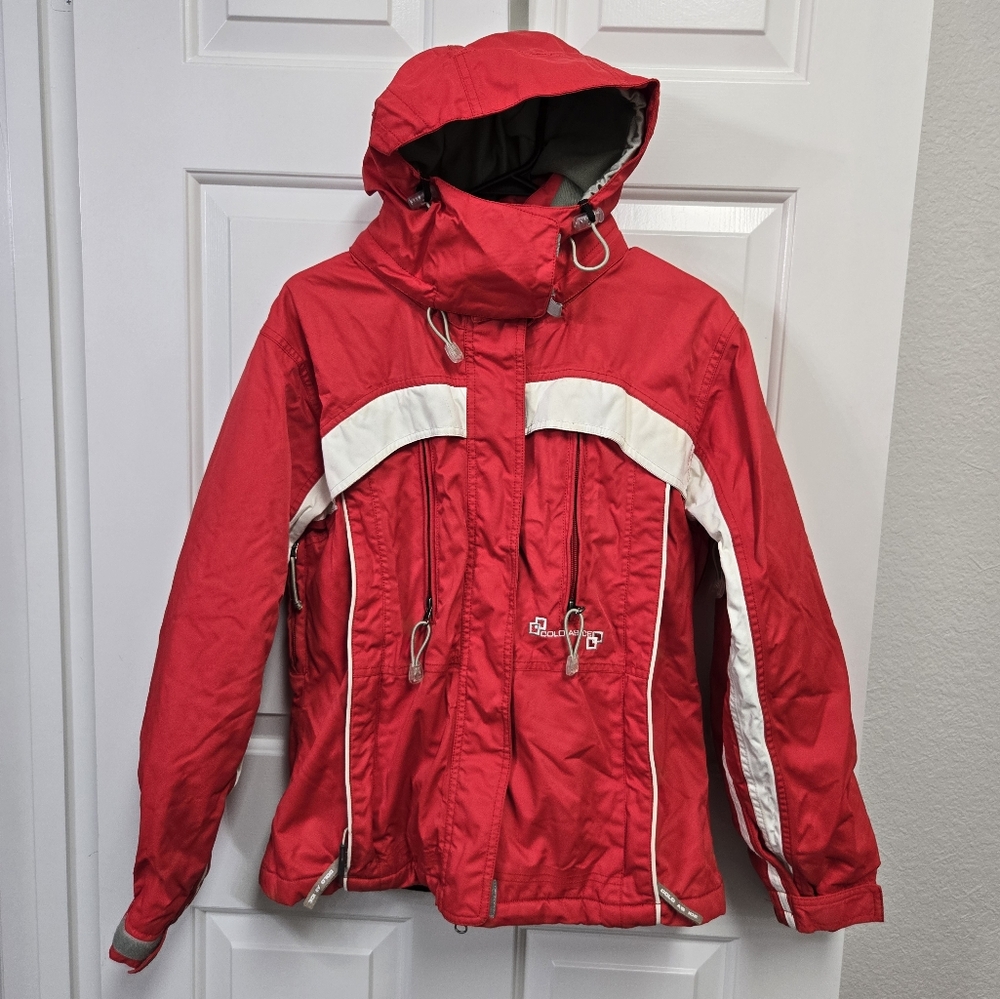Cold As Ice Vintage Snow Jacket Red and White